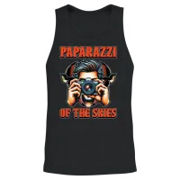 Bird Photography Paparazzi of the Nature Lover Unisex Tank Top - Black – 2