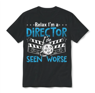 Film Director Relax I'm a Director Cinematographer Unisex T-Shirt - Black