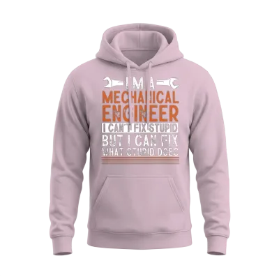 Civil Engineer, Civil Engineering Unisex Hoodie - Light Pink