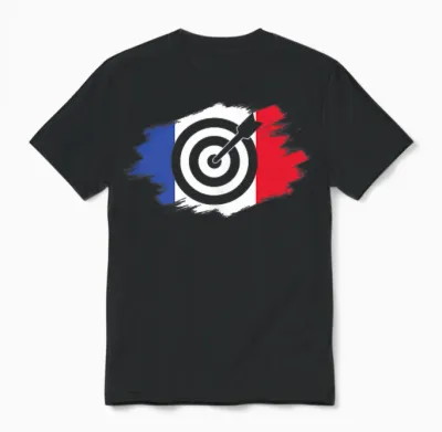 Archery Archery Archer Archery France Funny T-Shirt, Black, S Unisex T-Shirt - Black