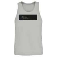 Python Ignore Script | Funny Programming Design Unisex Tank Top - Ash – 2