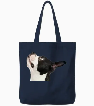 Dog Tote Bags - Navy