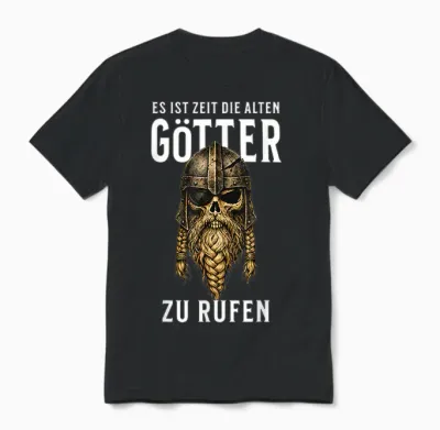 Es Ist Zeit Die Alten Götter Zu Rufen Unisex T-Shirt - Black