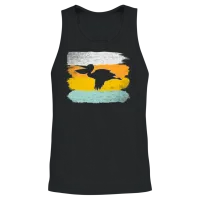 Pelican Retro Unisex Tank Top - Black – 2