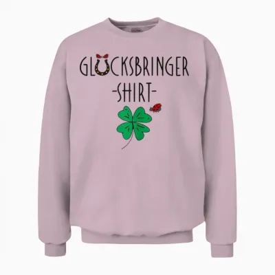 Glücksshirt - Glücksbringer Prüfung Schule Abitur Abi Glück Unisex Sweatshirt - Light Pink