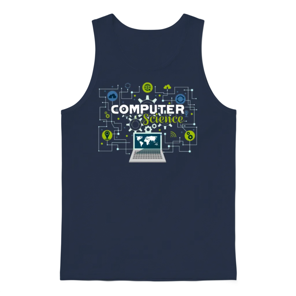 Computer Science Unisex Tank Top - Navy