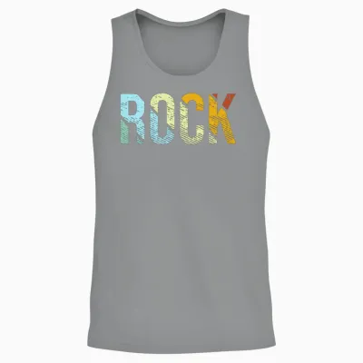 Rock Retro Unisex Tank Top - Sport Grey