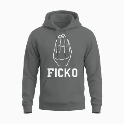 Lustige Italienische Handgeste Figgo Grafik Ficko Unisex Hoodie - Graphite Heather