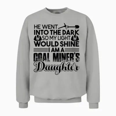 Coal Miner Unisex Sweatshirt - Ash