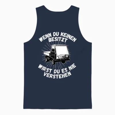 Multicar M25 Multicar M22 Multicar M26 T-Shirt, Black Unisex Tank Top - Navy