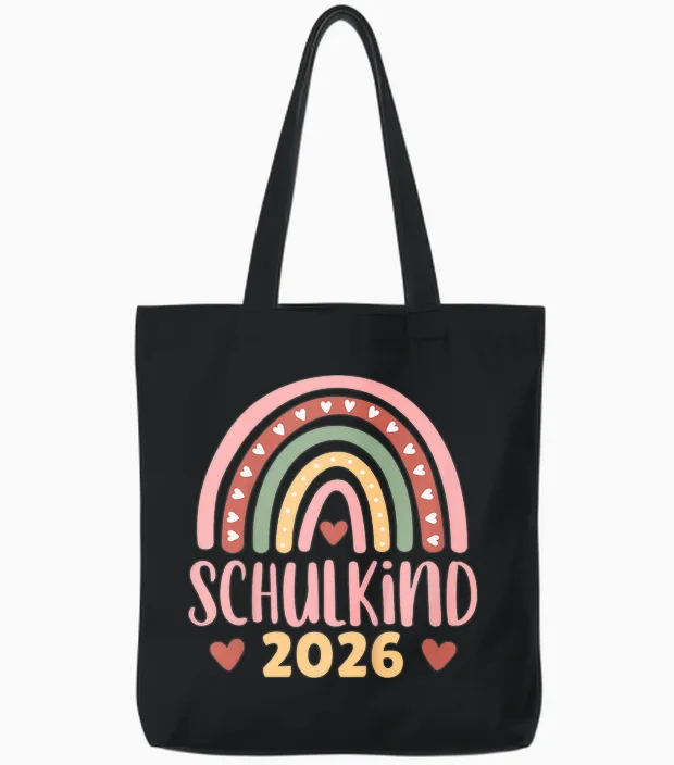 Kinder Schule Erstklässler Einschulung - Endlich Schulkind 2026 Tote Bags in Black
