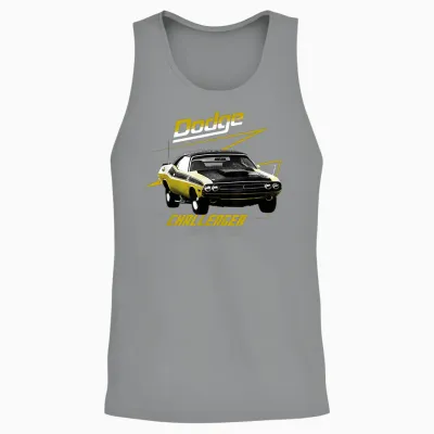Dodge Challenger 340 Sixpack Unisex Tank Top - Sport Grey