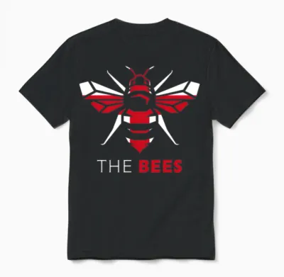 Brentford Fc England X Bees Unisex T-Shirt - Black