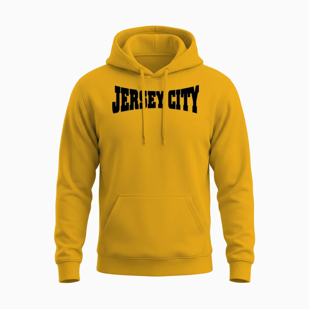 Jersey City Unisex Hoodie in Gold