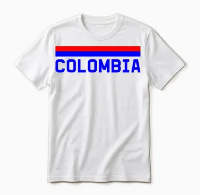 Kolumbien Outfit Kolumbianische Bekleidung Colombia Design Unisex T-Shirt - White