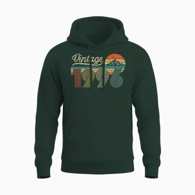 Vintage 1996 Anniversaire 30 Ans Pour Hommes Femmes Unisex Hoodie - Forest