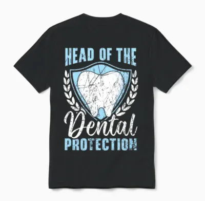 Orthodontic Assistant Job Dental Teeth Dentist Unisex T-Shirt - Black