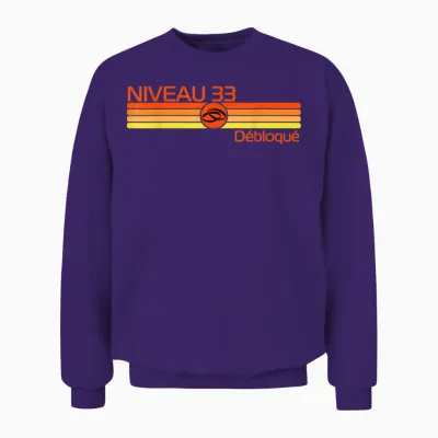 Cadeau 33 Ans De Mariage – Noces De Porphyre Unisex Sweatshirt - Purple