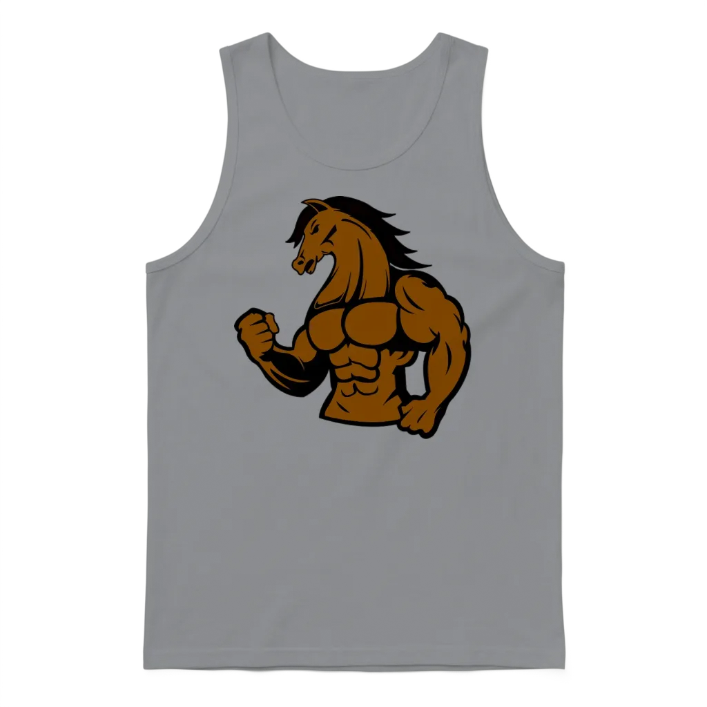 Strong Horse Lovers Unisex Tank Top - Sport Grey