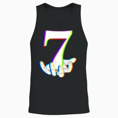 Funny 67 Six Seven Meme Couple Matching Halloween Costume Unisex Tank Top - Black
