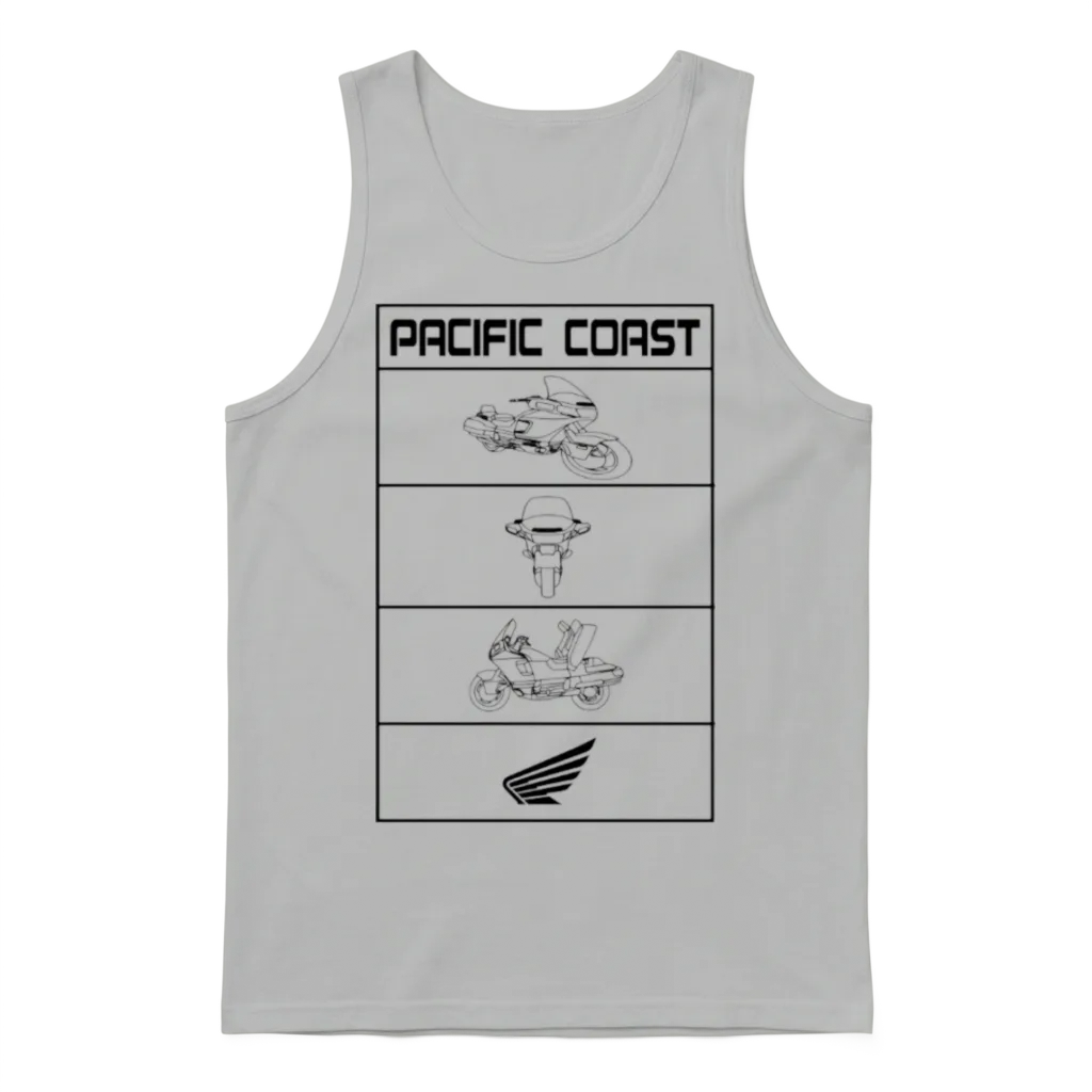 Pacific Coast Motorcycle โ Motorcycles Gift Unisex Tank Top - Ash