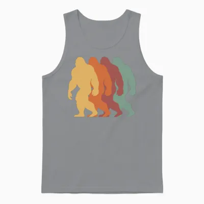 Bigfoot Retro Vintage Unisex Tank Top - Sport Grey