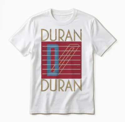 Duran Duran Logo Unisex T-Shirt - White