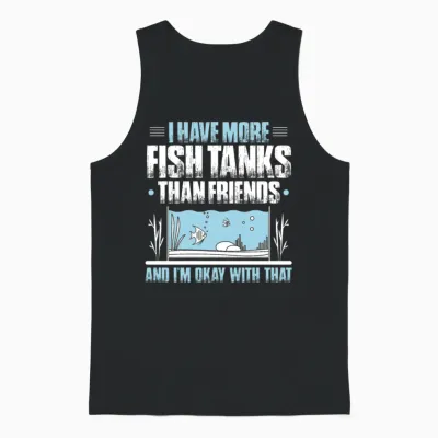 Fishkeeper Fishkeeping Aquarium Fish Tank Aquarist Unisex Tank Top - Black