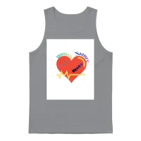 Fragile Heart of Humanity Unisex Tank Top - Sport Grey – 1