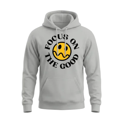 Focus on the Good Unisex Hoodie - Ash