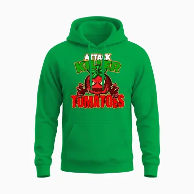 Funny Tomato Outfit Unisex Hoodie - Irish Green