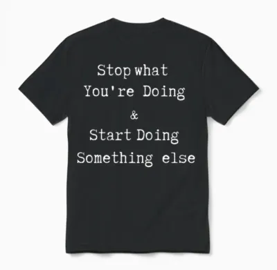 Funny Motivation Unisex T-Shirt - Black