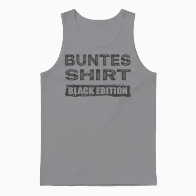 Sarkasmus Black Edition: Buntes Unisex Tank Top - Sport Grey