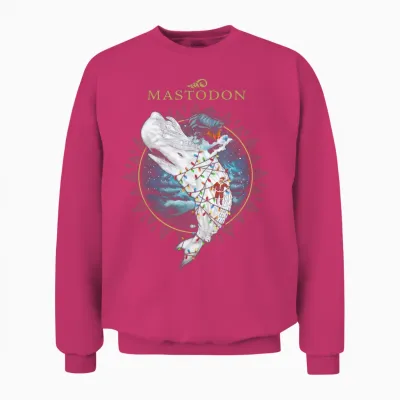 Mastodon Leviathan Holiday Unisex Sweatshirt - Heliconia