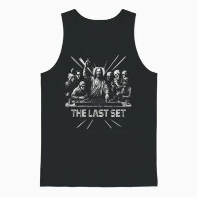The Last Set Unisex Tank Top - Black