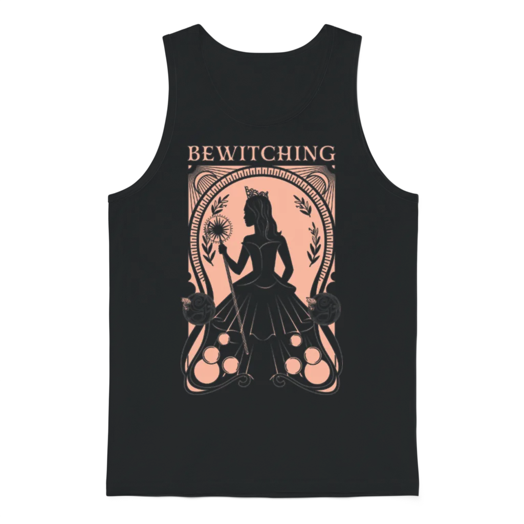 Wicked Glinda Design Bewitching Unisex Tank Top - Black