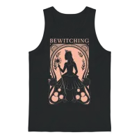 Wicked Glinda Design Bewitching Unisex Tank Top - Black – 1