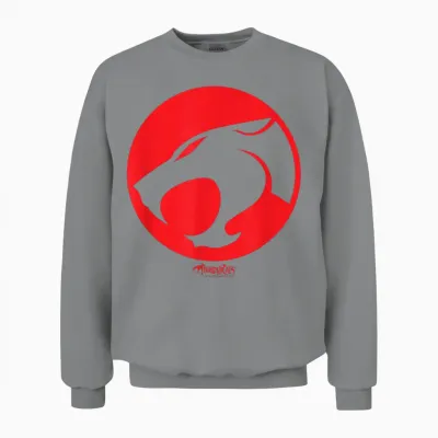 Thundercats Red Logo Unisex Sweatshirt - Sport Grey