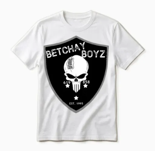 Raiders Shield Unisex T-Shirt in White