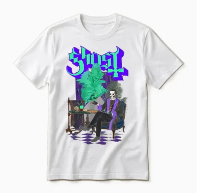 Ghost Relaxation Unisex T-Shirt - White
