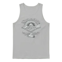 Vintage Mountain Unisex Tank Top - Ash – 1