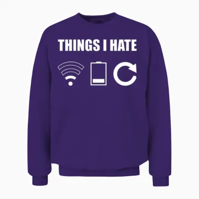 Programmer Gamer Teenage Gift Unisex Sweatshirt - Purple