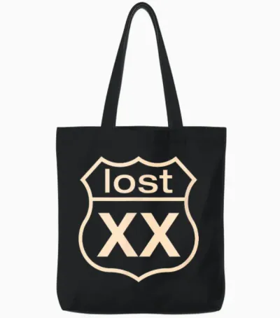 Official Mgk Lost Xx Tote Bags - Black