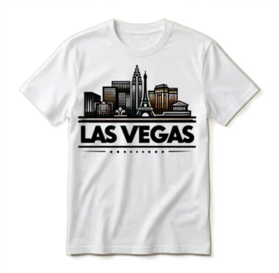 Las Vegas Unisex T-Shirt - White