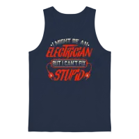 Funny Electrician — Electricians Unisex Tank Top - Navy – 1