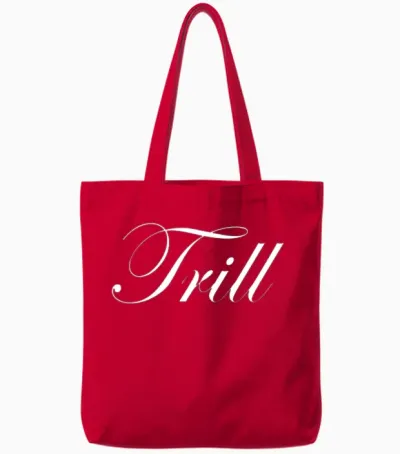 Trill Script Pimp C Bun B Ugk Lean Houston Texas H Tote Bags - Red