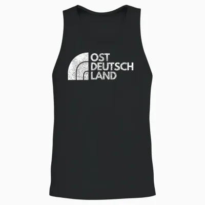 Vintage T-Shirt East Germany the East Gift Idea, Black Unisex Tank Top - Black