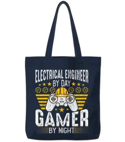 Electrical Engineer Funny Electrical Engineering Tote Bags - Navy