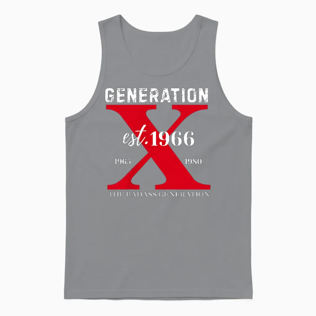 Génération X 1966 : Avant Que Vous Ne Soyez Née, Sissie, Skull Unisex Tank Top in Sport Grey