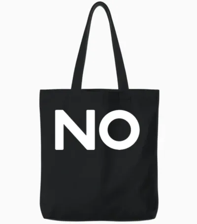 Funny Quotes No Funny Gifts Tote Bags - Black